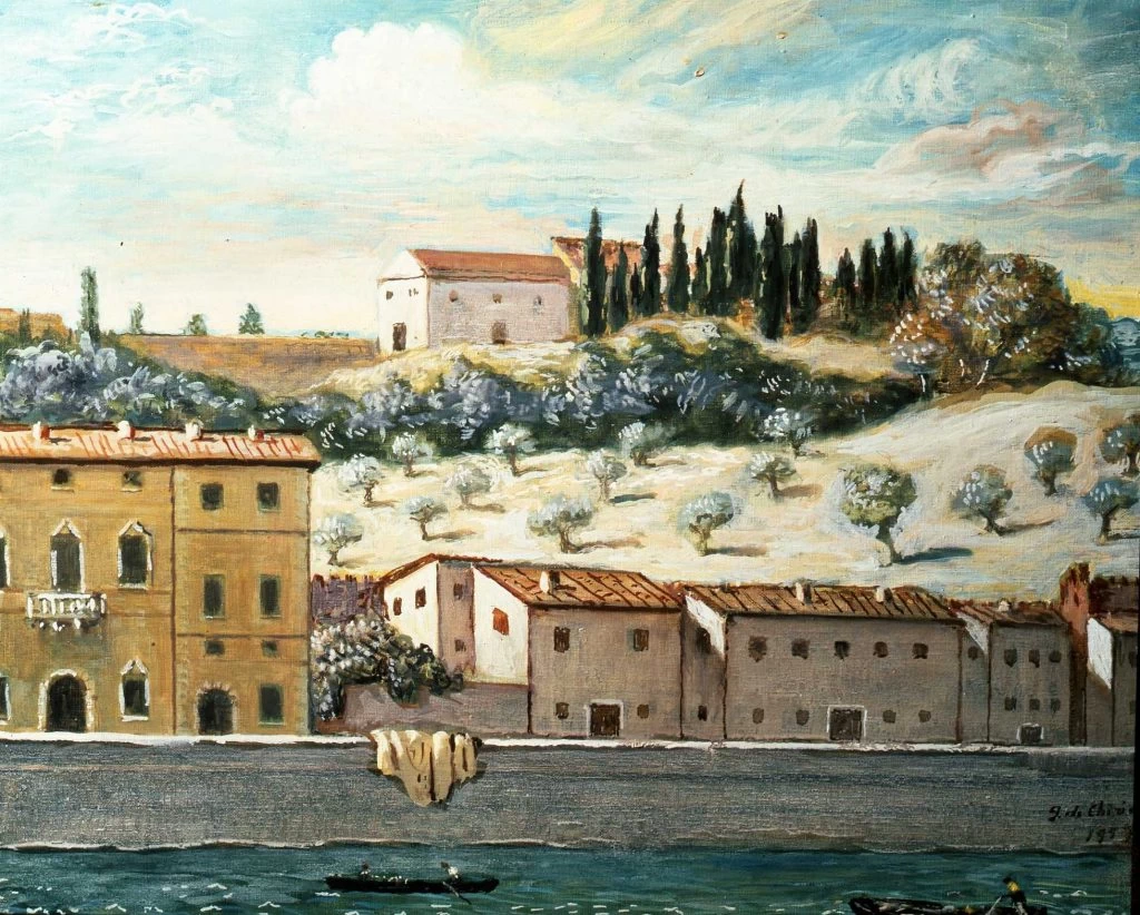 Giorgio De Chirico - 133, Lungo l'Arno, 1957, Fondazione Giorgio e Isa de Chirico, Roma
